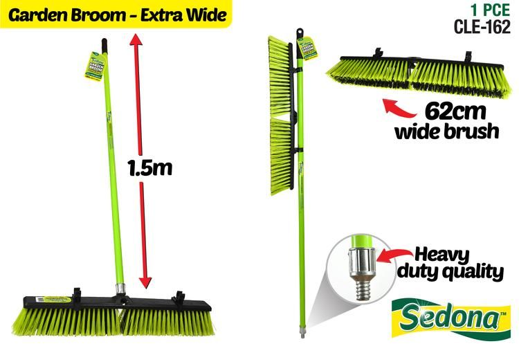 Outdoor Garden Broom Complete Sedona 62cm Wide